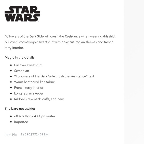 Stormtrooper Sweatshirt for Women – Star Wars: The Rise of Skywalker - Picture 3 of 6